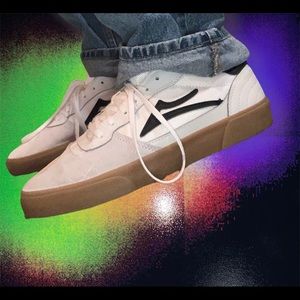 Lakai Cambridge Men’s White/Gum Skate-Shoe